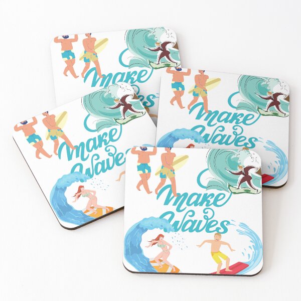 Item preview, Make Waves Surfer in the summer designed and sold by LGMmugsdesign.