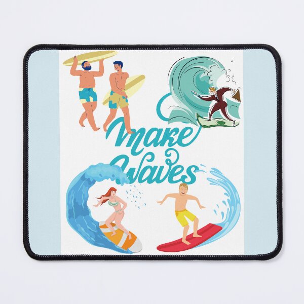 Item preview, Make Waves Surfer in the summer designed and sold by LGMmugsdesign.