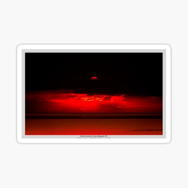 Soleil de feu Sticker