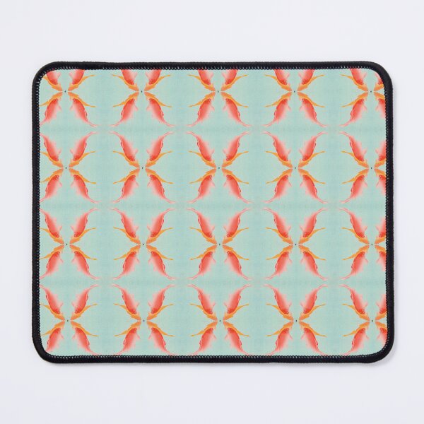 Item preview, Koi Goldfish Orange Red Turquoise Pattern designed and sold by BtheLight.