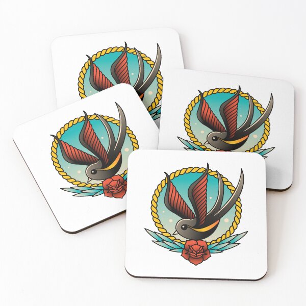 Item preview, Retro Bird Tattoo designed and sold by OutcastBrain.