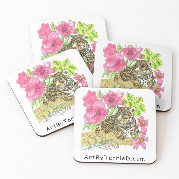 Item preview, Leopard with Website Address designed and sold by ArtbyTerrieD.
