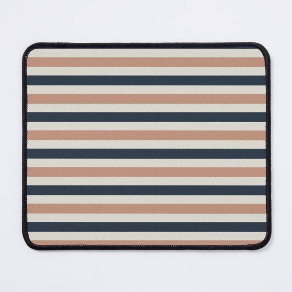 Item preview, Stripes - Naval, Tan + Alabaster White designed and sold by NolkDesign.