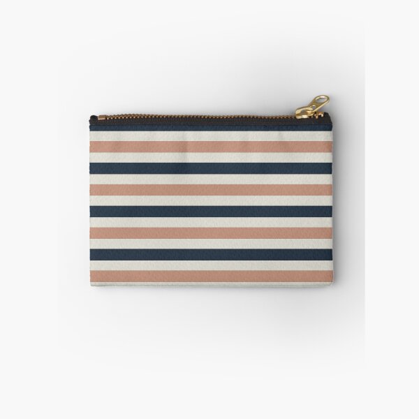 Item preview, Stripes - Naval, Tan + Alabaster White designed and sold by NolkDesign.