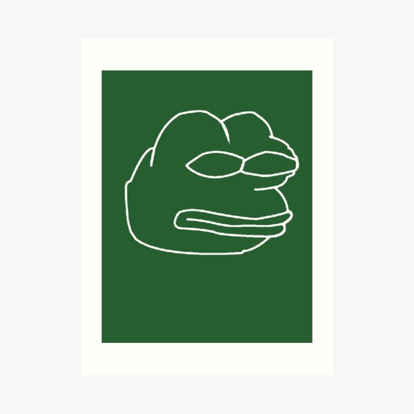 Vector Pepe Art Print