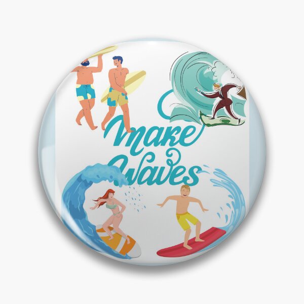 Item preview, Make Waves Surfer in the summer designed and sold by LGMmugsdesign.