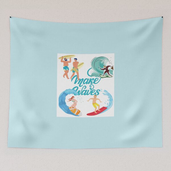 Item preview, Make Waves Surfer in the summer designed and sold by LGMmugsdesign.