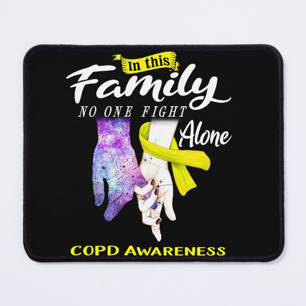 Item preview, In This Family No One Fights Alone COPD Awareness designed and sold by Mnrshirley.