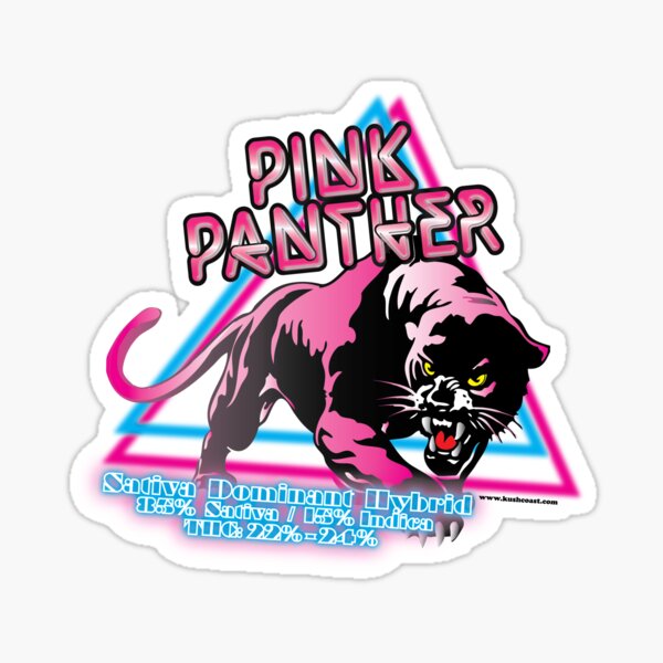 Artikel-Vorschau von Pink Panther Cannabis-Sorte Kunst, designt und verkauft von kushcoast.