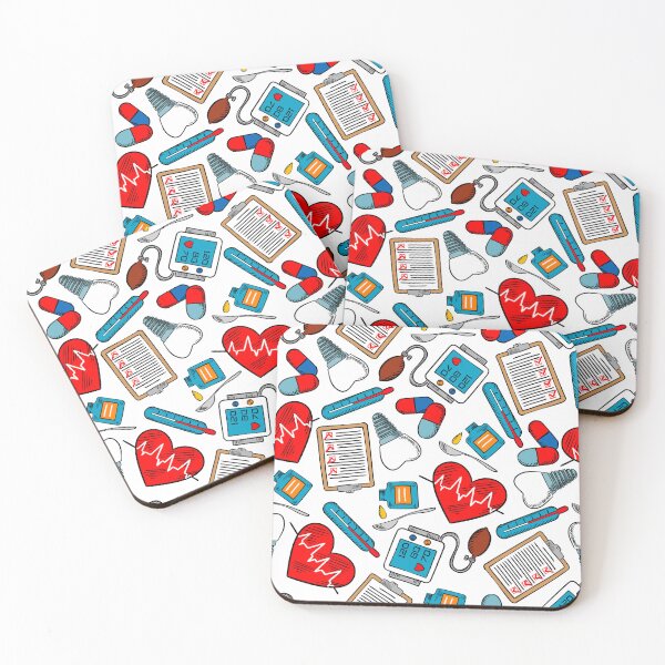 Item preview, Cute Medical Nurse Doctor Theme Pattern designed and sold by silviaol.