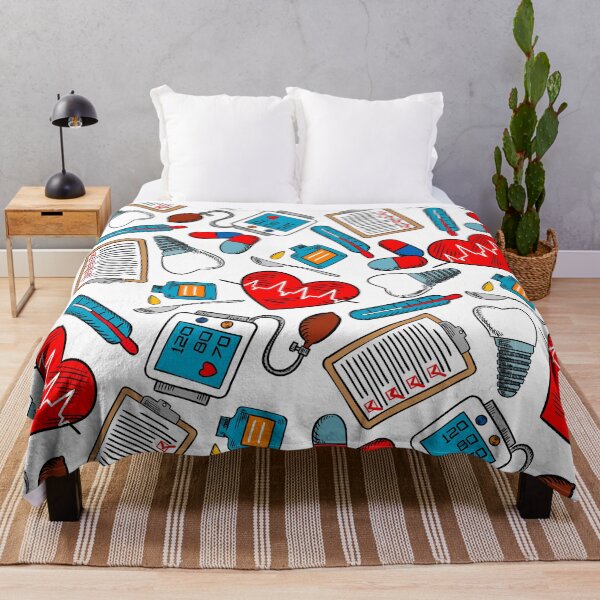 Item preview, Cute Medical Nurse Doctor Theme Pattern designed and sold by silviaol.