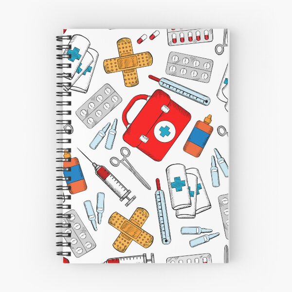 Item preview, Medical Nurse Doctor Theme Seamless Pattern designed and sold by silviaol.