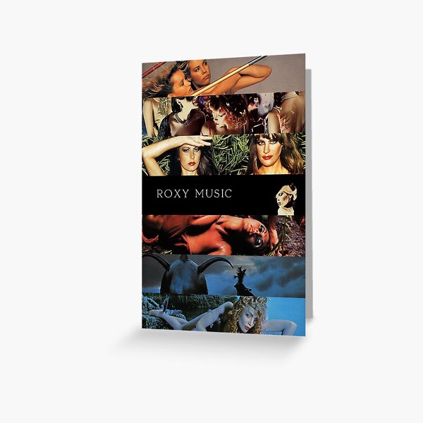 Roxy Music Albums Greeting Card
