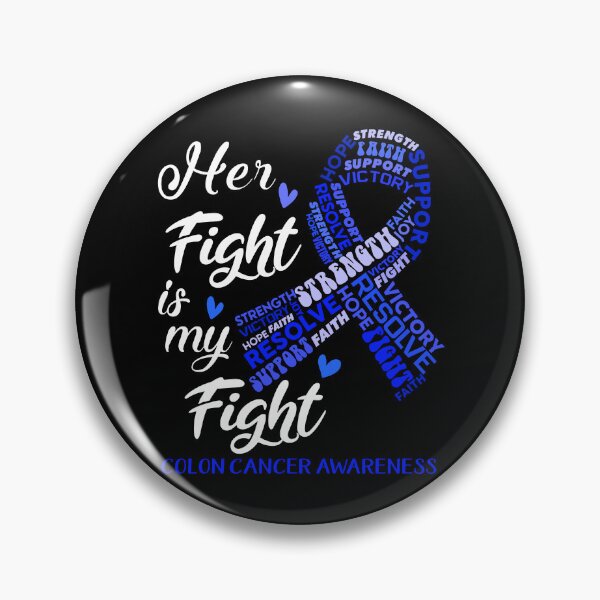 Item preview, Guerrera del cáncer de colon, su lucha es mi lucha Conciencia del cáncer de colon designed and sold by Greggwillard.