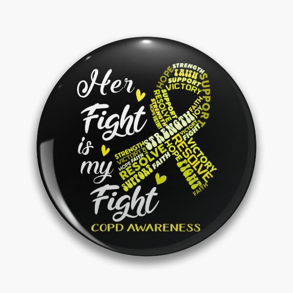 Item preview, COPD Warrior, Her Fight is my Fight COPD Awareness designed and sold by Greggwillard.