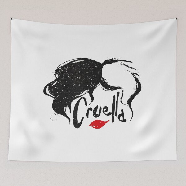 Item preview, Cruella Hair & Lips Logo designed and sold by n4naa.