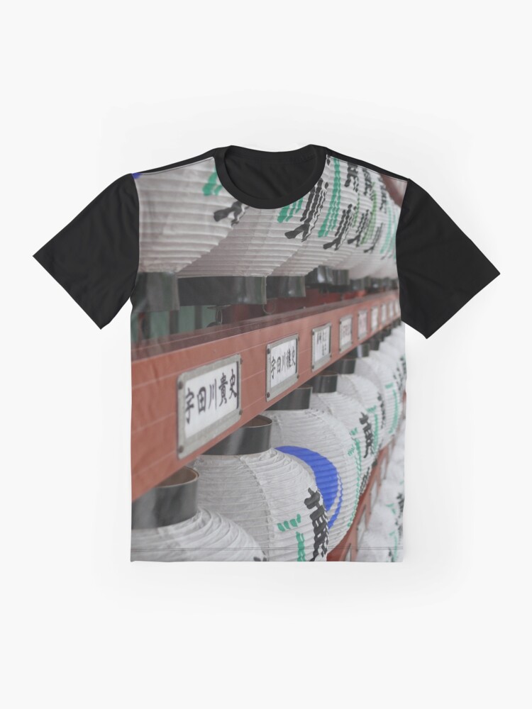 T-shirt graphique ''Lampions Temple' : autre vue