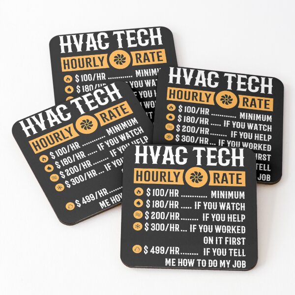 Item preview, Funny HVAC Tech Gifts HVAC Tech Hourly Rate designed and sold by DiamondKiera.