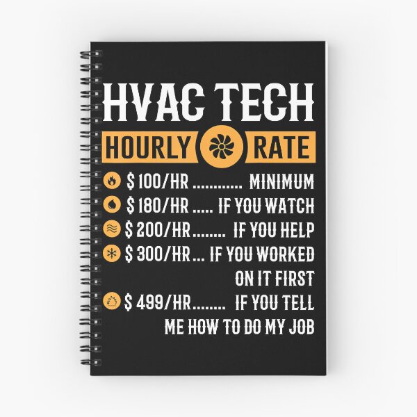 Item preview, Funny HVAC Tech Gifts HVAC Tech Hourly Rate designed and sold by DiamondKiera.