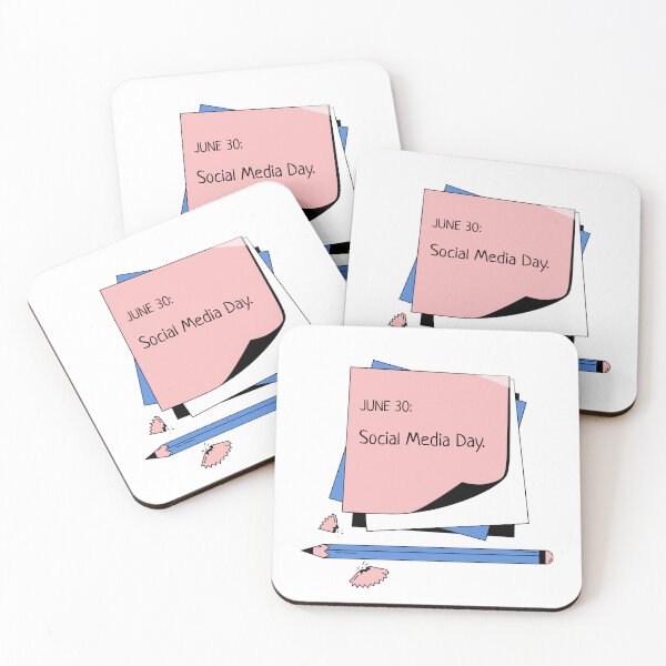 Item preview, Social Media Day, National, Global, International, June 30 designed and sold by SuperiorPrints.