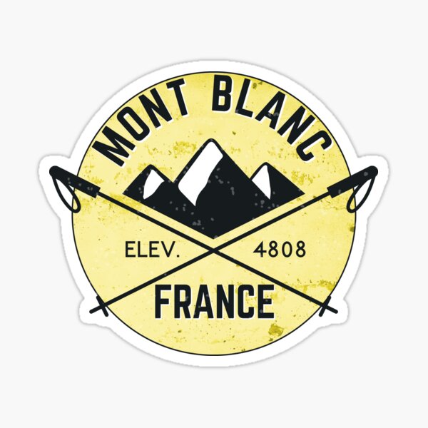 Chamonix Ski Resort France Snowboard  #4500 2 x Heart Stickers 7.5 cm 
