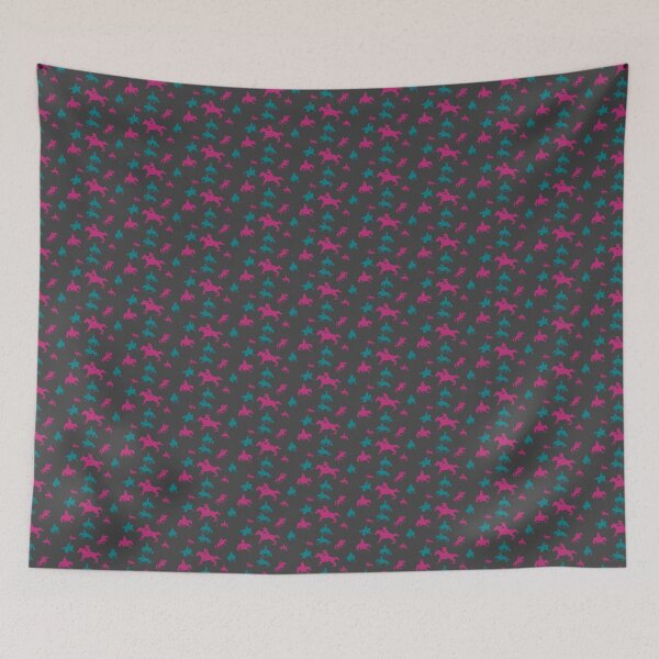 Item preview, Western Horses and Riders - Cowgirl Up Print designed and sold by circus-unicorn.