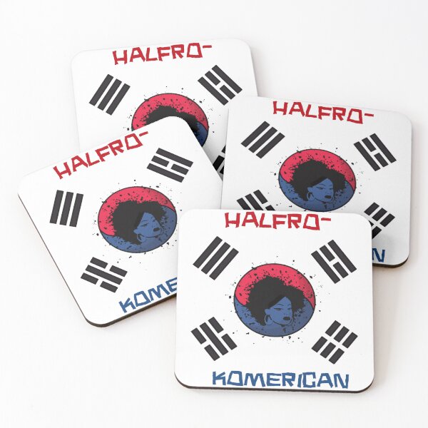 Item preview, Blasian Blackorean Woman Halfro Korean KB Black designed and sold by DiamondKiera.