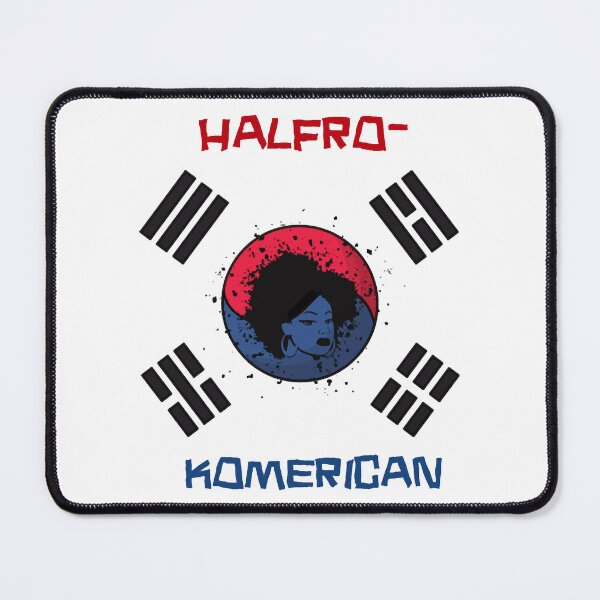 Item preview, Blasian Blackorean Woman Halfro Korean KB Black designed and sold by DiamondKiera.