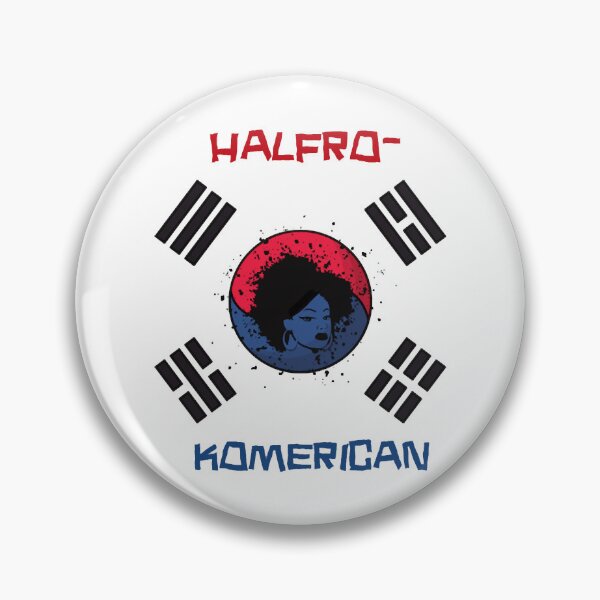 Item preview, Blasian Blackorean Woman Halfro Korean KB Black designed and sold by DiamondKiera.