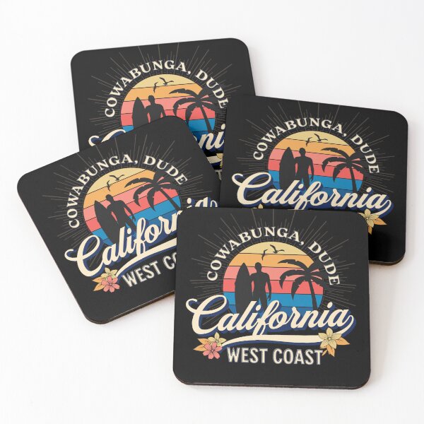 Item preview, Cowabunga Dude Beach Surfer Surf California Surfing designed and sold by CattlettArt.