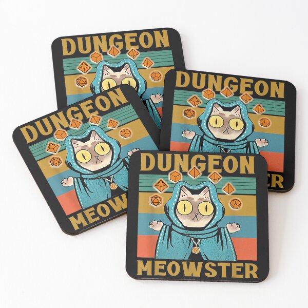 Item preview, Dungeon Meowster Funny Gamer Cat designed and sold by DiamondKiera.