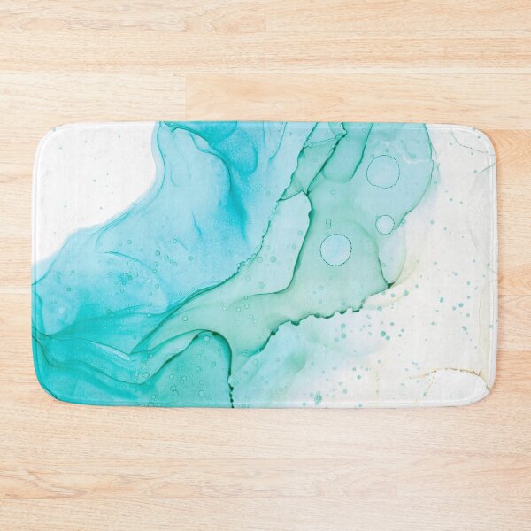 Item preview, Blue Pink Splash Abstract 41122 Modern Alcohol Ink Painting by Herzart designed and sold by herzart.