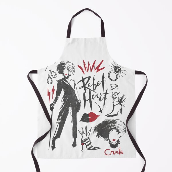 Item preview, Cruella Rebel Heart Collage Sketches designed and sold by n4naa.