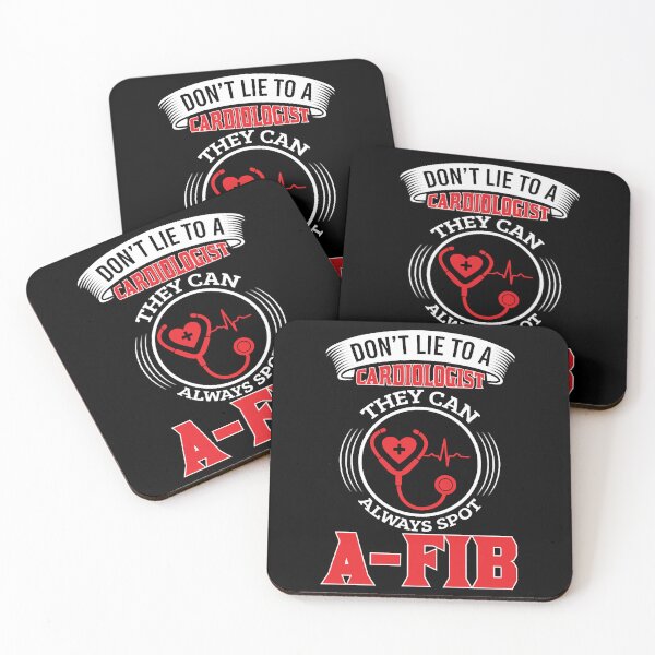 Item preview, Cardiologist Spot A-FIB Funny Cardiology designed and sold by AlabaBenzen.