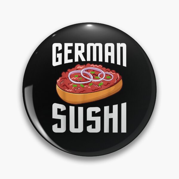 Item preview, German Sushi / German Sushi Mett Chopped minced meat minced T-Shirt designed and sold by shop   luisant.