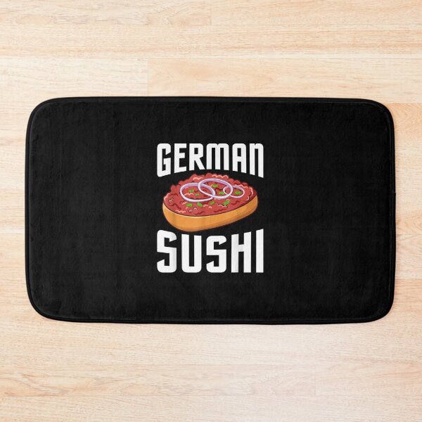 Item preview, German Sushi / German Sushi Mett Chopped minced meat minced T-Shirt designed and sold by shop   luisant.