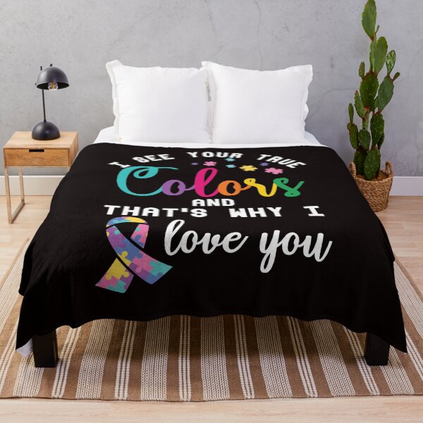 Item preview, True Autism Colors Autistic Awareness Ribbon Special Needs designed and sold by TomGiantDesigns.