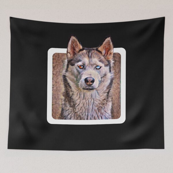 Item preview, Sharp Looking Husky designed and sold by TracyDDigitals.