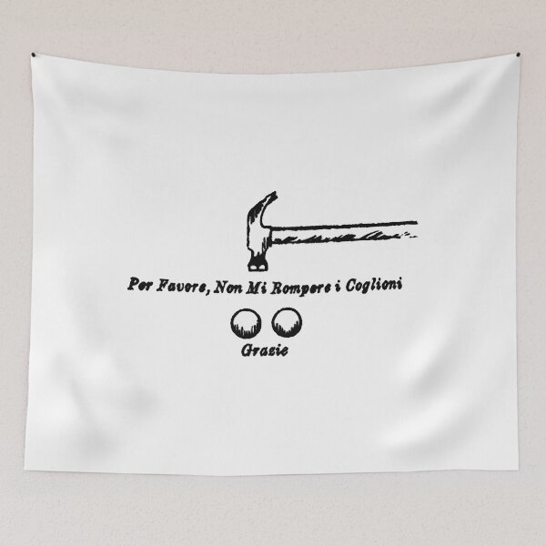 Item preview, Per Favore Non Mi Rompere i Coglioni Grazie designed and sold by DianaLolida.