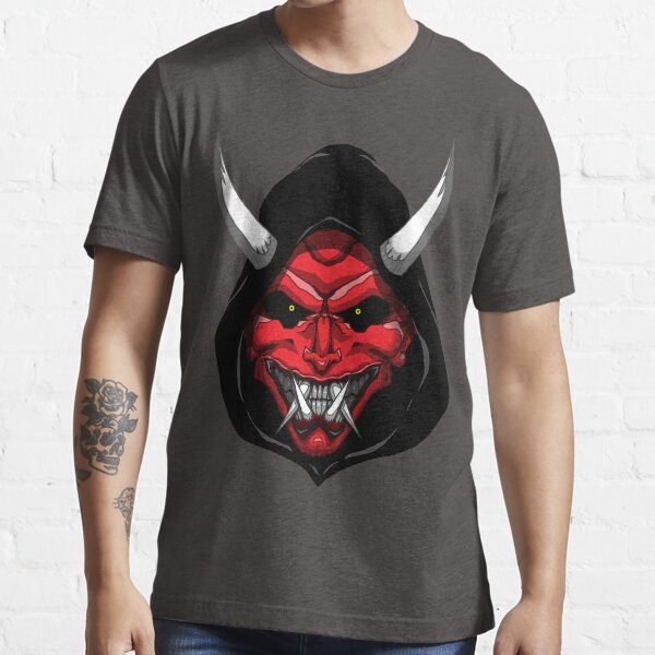 "Japanese Oni Mask" Tshirt for Sale by TVMdesigns Redbubble