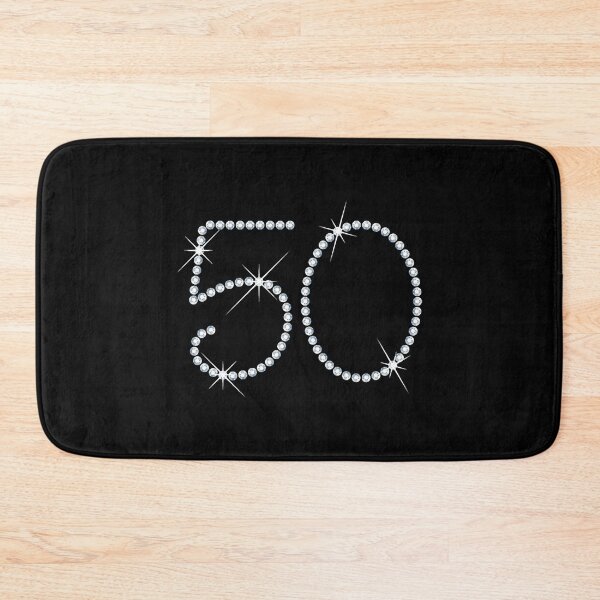 Item preview, Faux Rhinestone 50th Birthday designed and sold by AlabaNavas.
