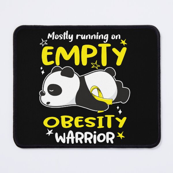 Item preview, Obesity Awareness - Mostly Running On Empty Obesity Warrior designed and sold by Hilten.