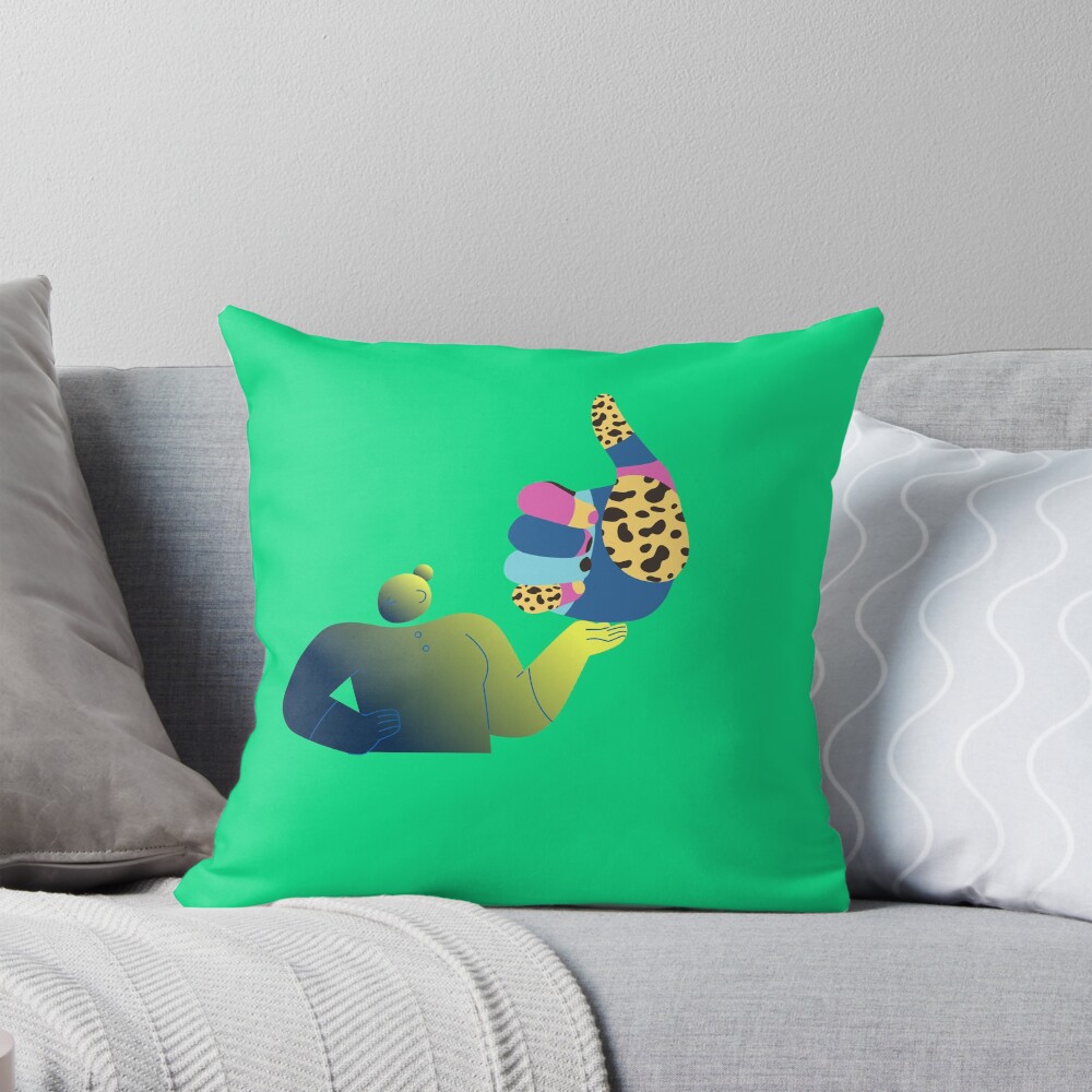 Item preview, Throw Pillow designed and sold by sofiahussein.