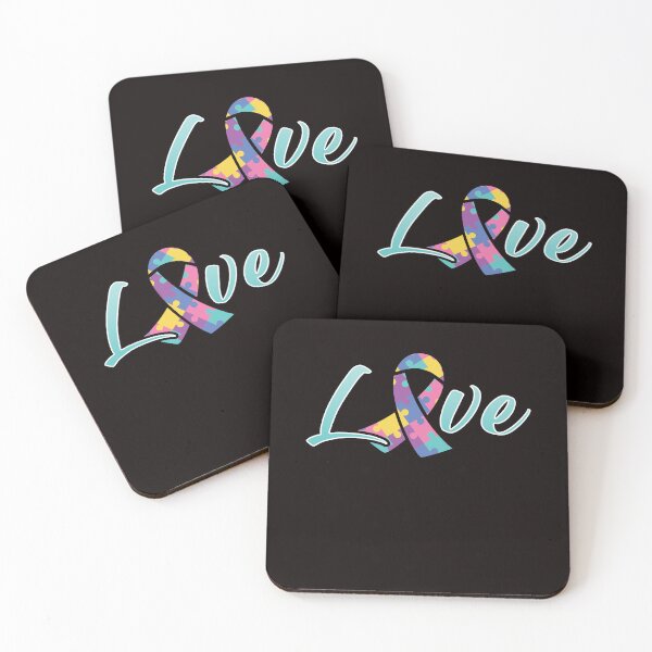 Item preview, Love Autism Ribbon Autistic Awareness Support Special Needs designed and sold by TomGiantDesigns.