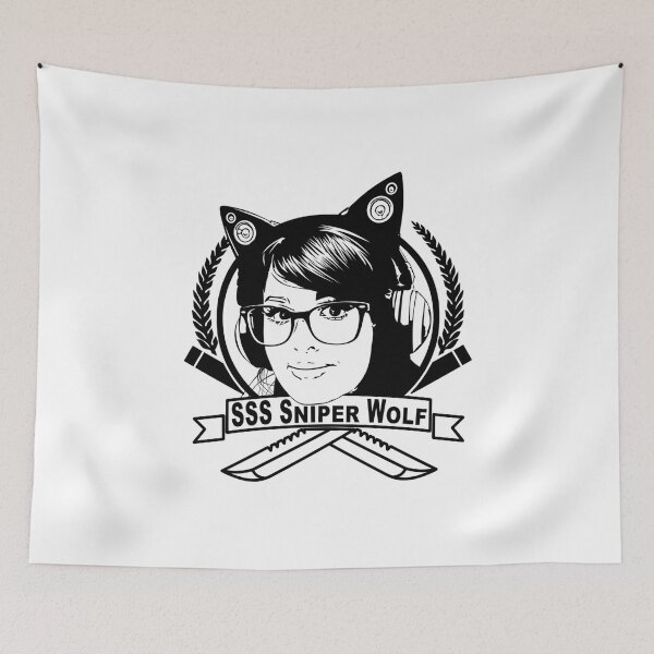 Item preview, Sssniperwolf,Wolfpack ,cute Sssniperwolf gaming ,girl youtuber gaming  designed and sold by Amelia-Nina.