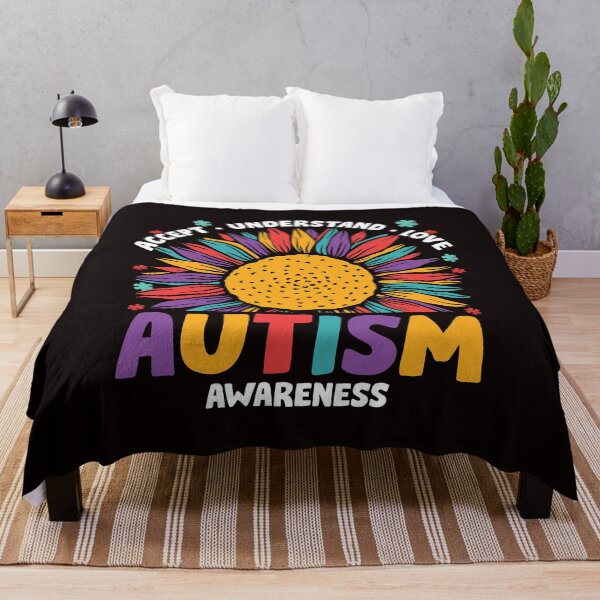Item preview, Accept Understand Love Autism Awareness Puzzle Autistic designed and sold by TomGiantDesigns.