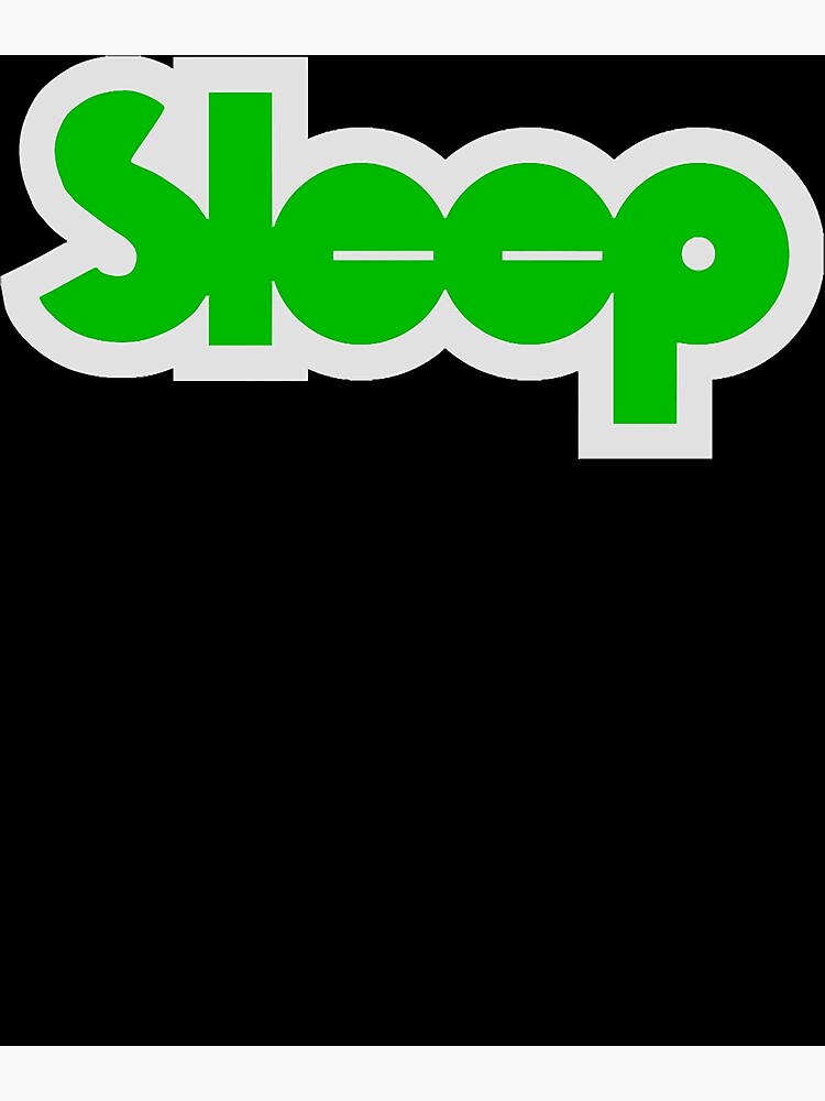 "Sleep Band Logo" Poster for Sale by KaneKae Redbubble