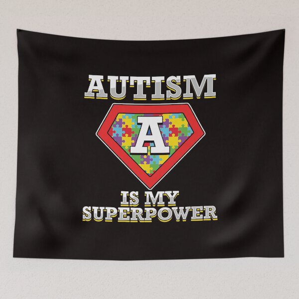 Item preview, Autism Awareness Support Autistic Power Puzzle Ribbon Health designed and sold by TomGiantDesigns.