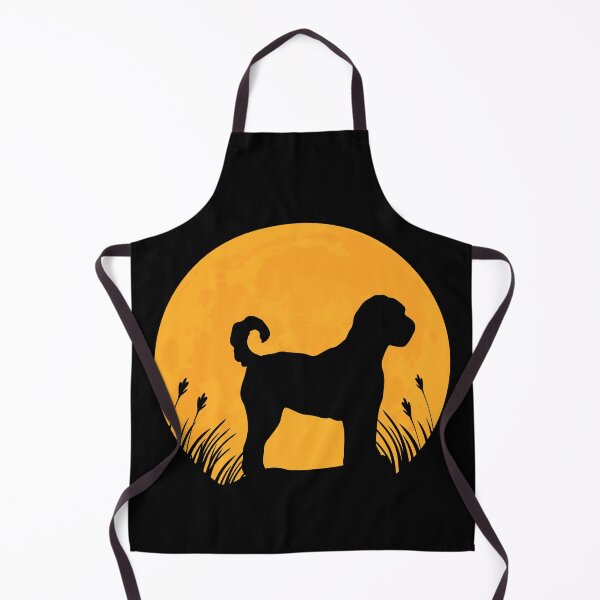Item preview, labradoodle Dog lover Silhouette in full moon gift designed and sold by alaechamlal.