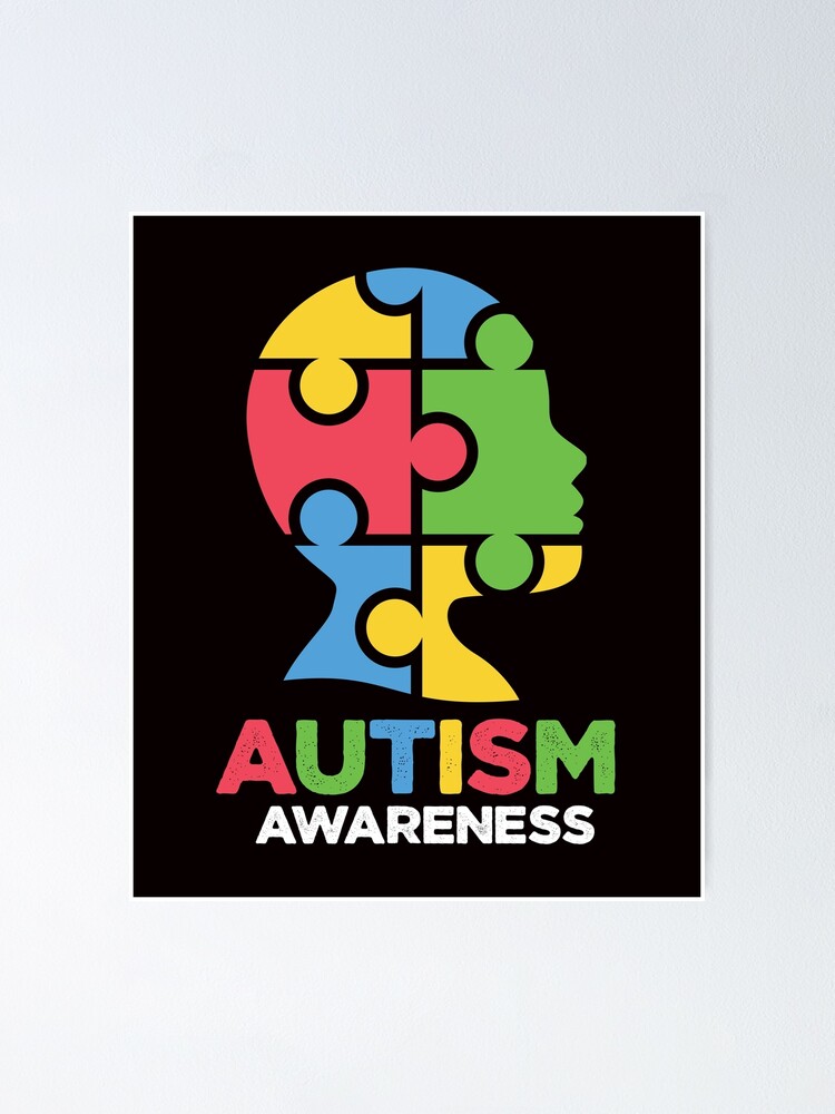 Autism Awareness Banner Puzzle Piece Decoration Love Needs No Words Banner April Inspirational Support Bulletin Board Background Accept Understand